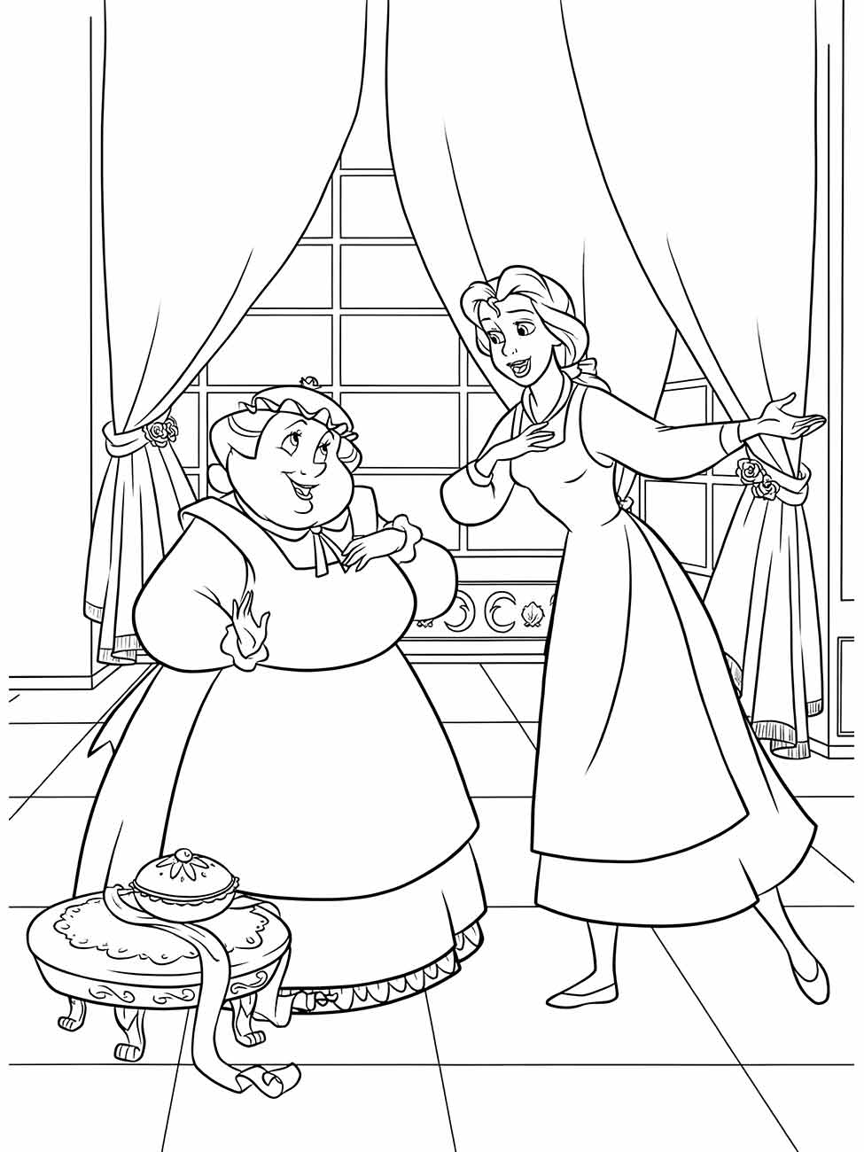 Beauty and the Beast coloring page (37)