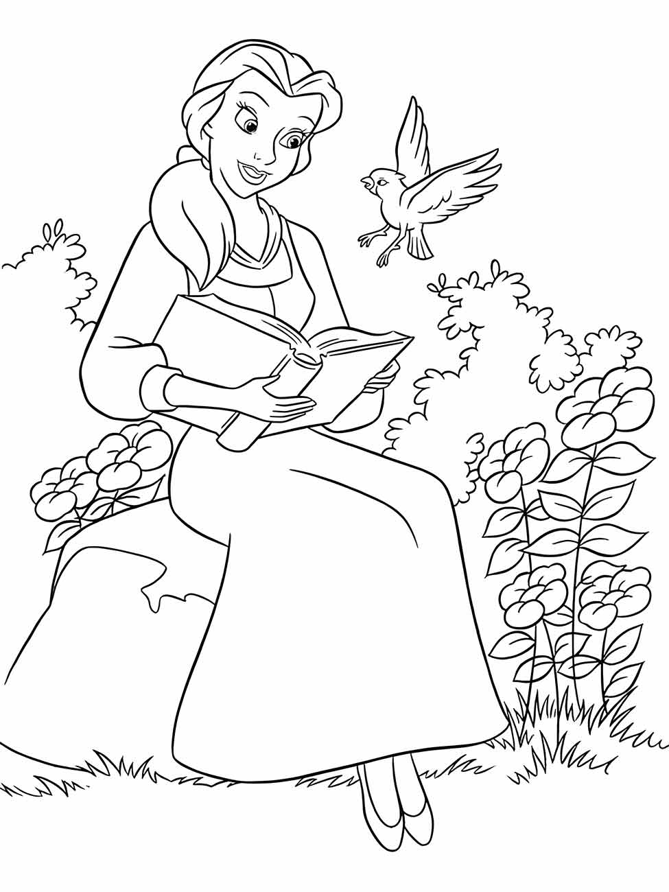 Beauty and the Beast coloring page (39)