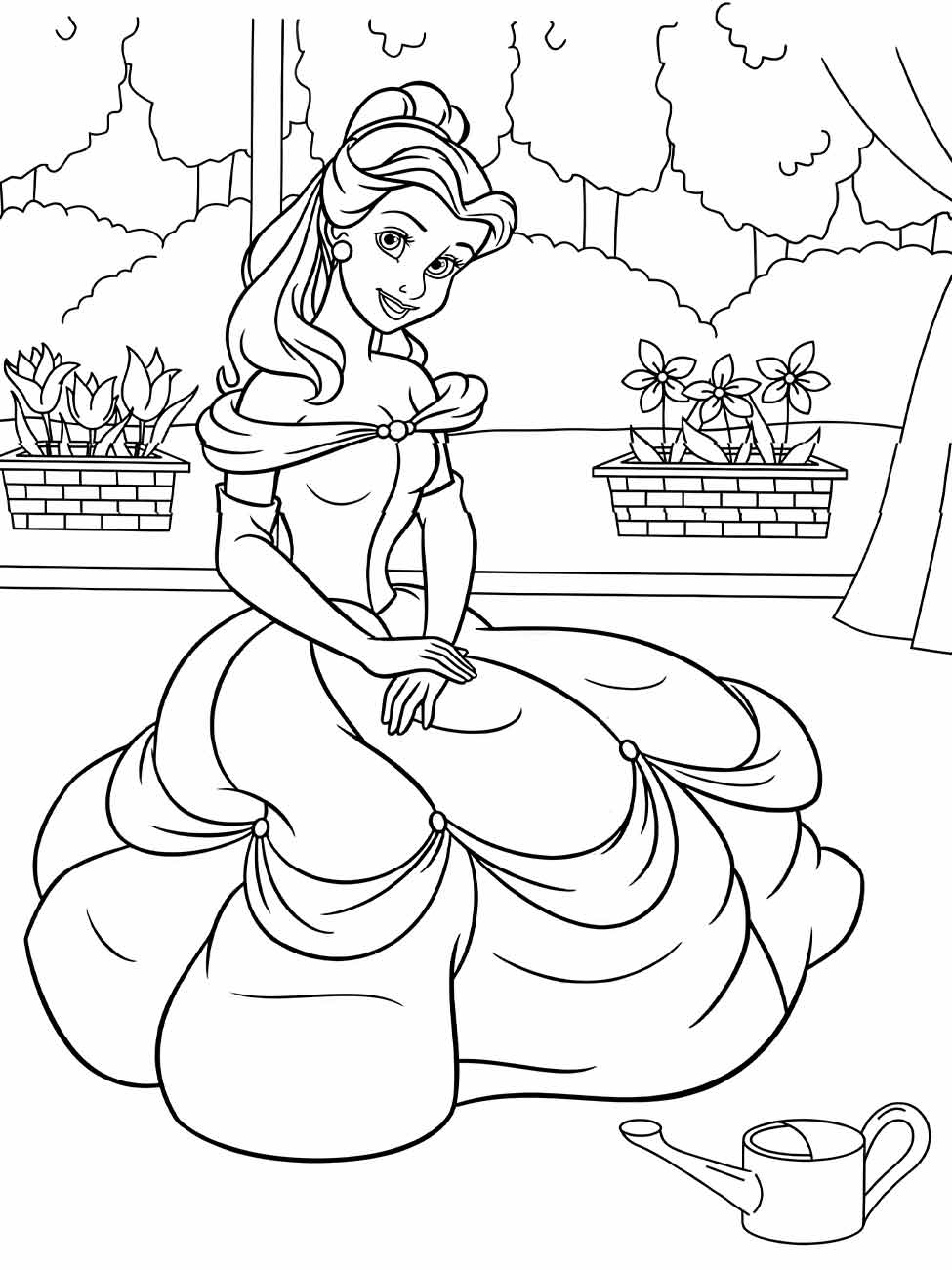 Beauty and the Beast coloring page (40)