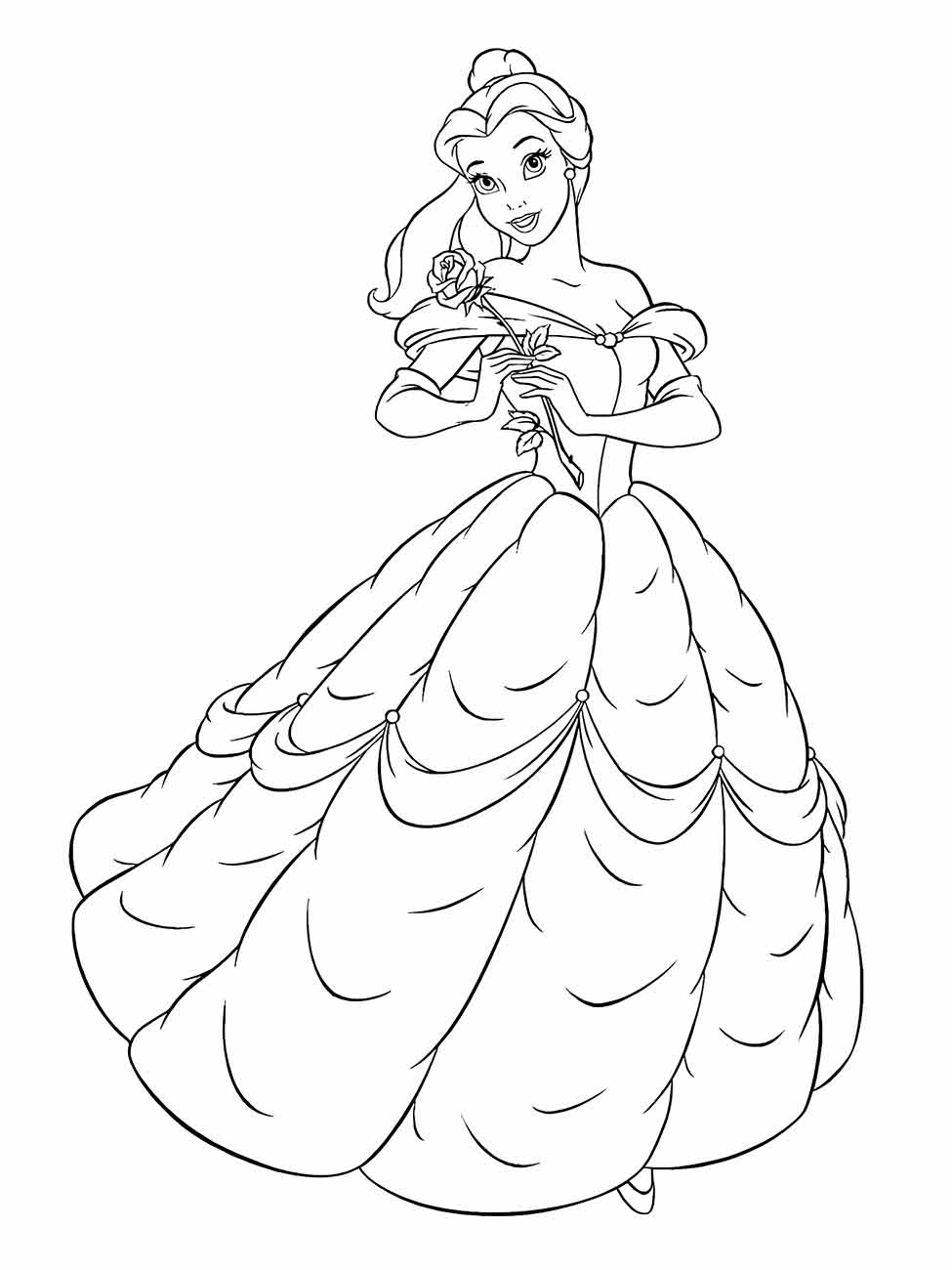 Beauty and the Beast coloring page (41)