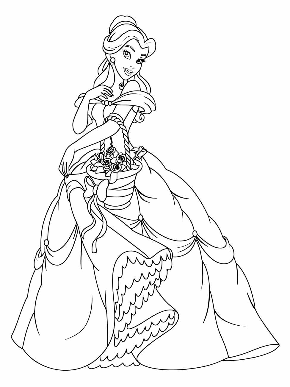 Beauty and the Beast coloring page (42)