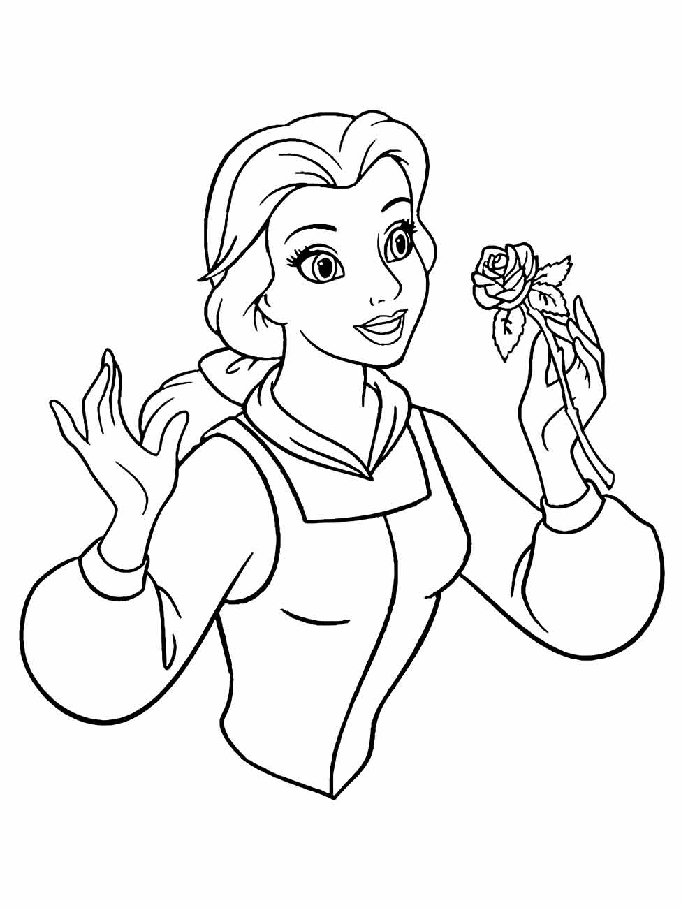 Beauty and the Beast coloring page (51)