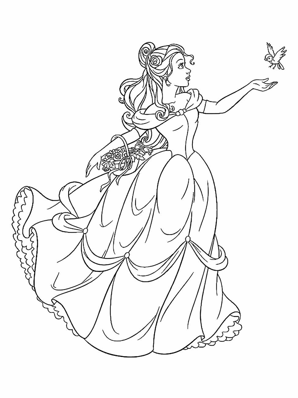 Beauty and the Beast coloring page (53)