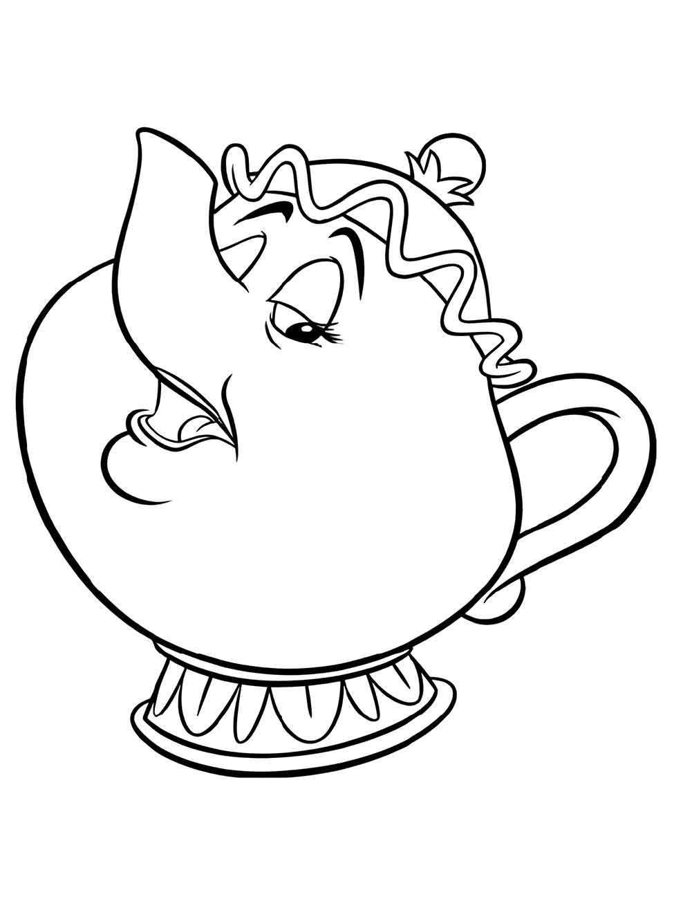 Beauty and the Beast coloring page (57)