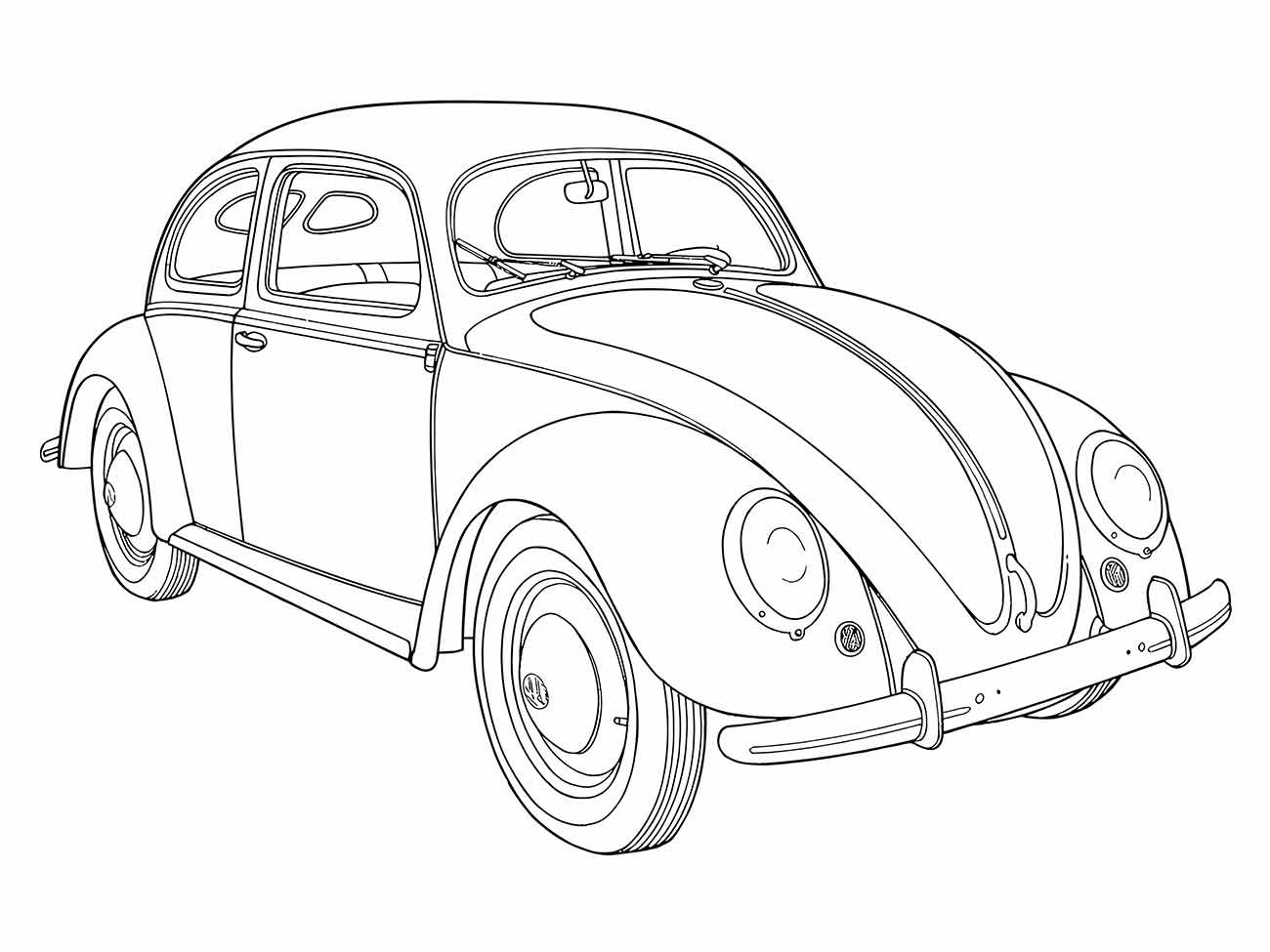 Beetle coloring page (12)