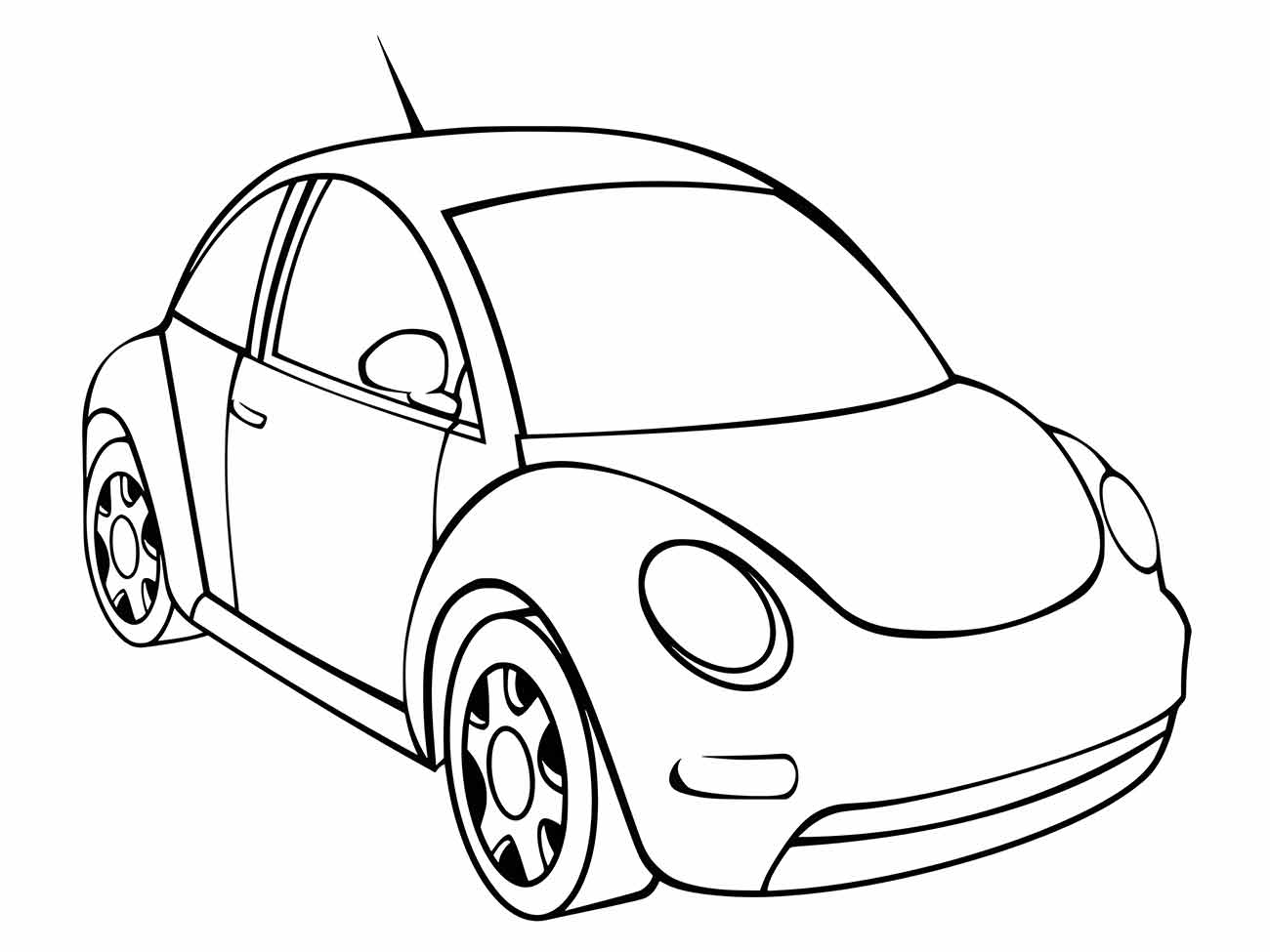 Beetle coloring page (3)