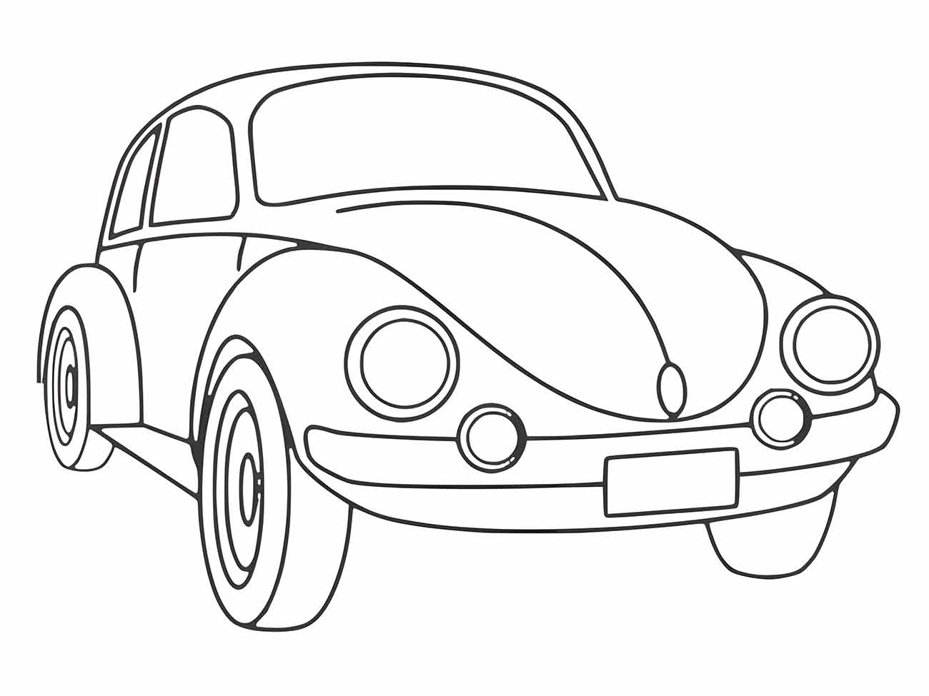 Beetle coloring page (8)