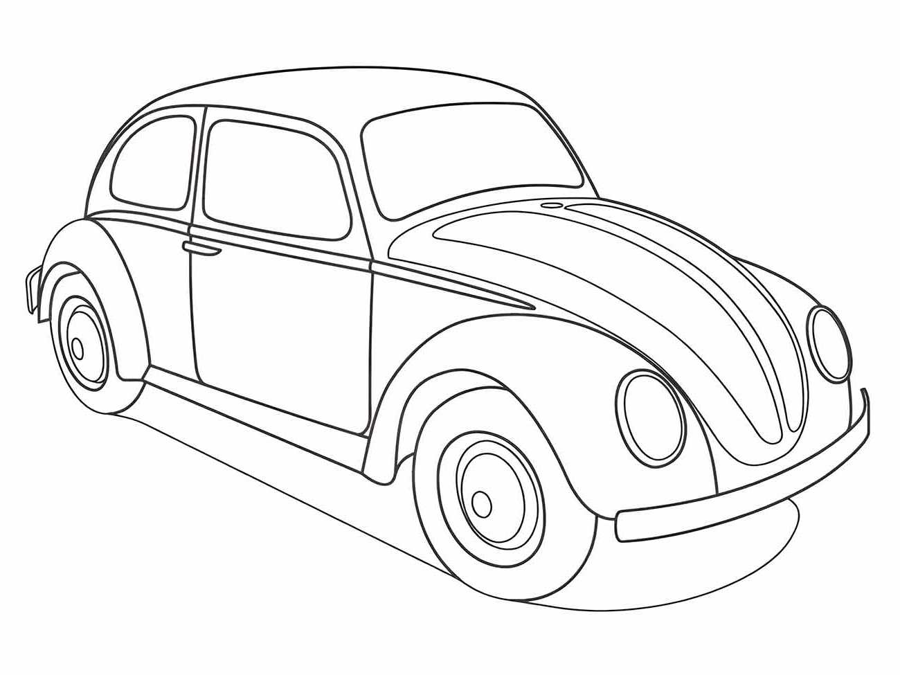 Beetle coloring page (9)