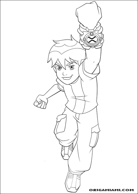 Ben10 coloring page (1)