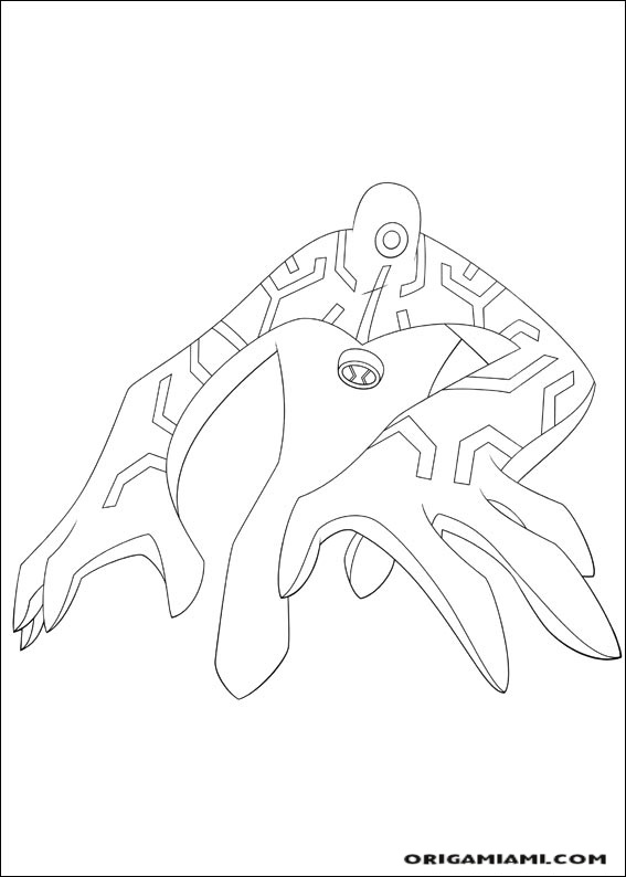 Ben10 coloring page (11)