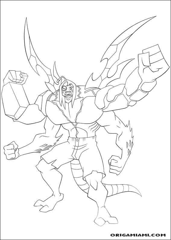 Ben10 coloring page (13)