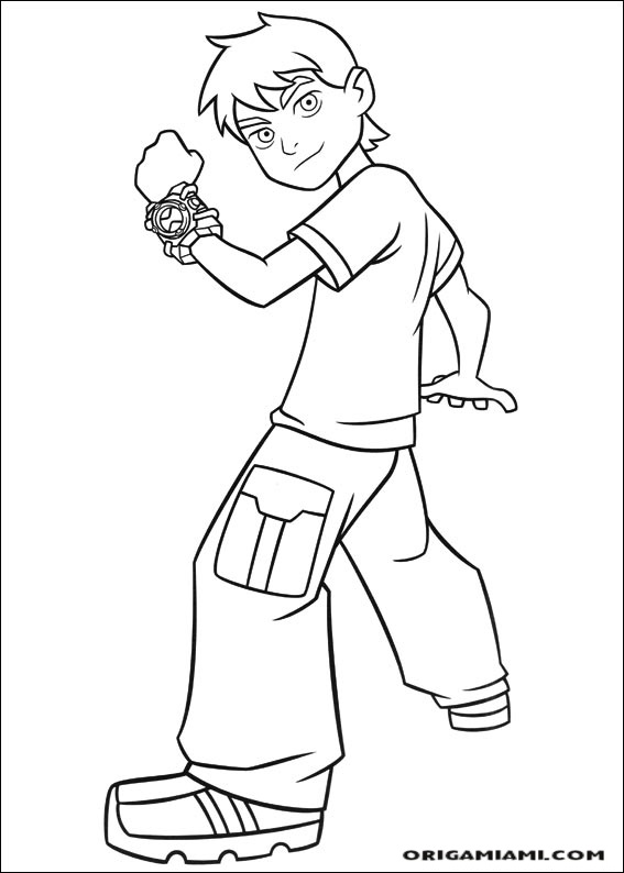 Ben10 coloring page (15)