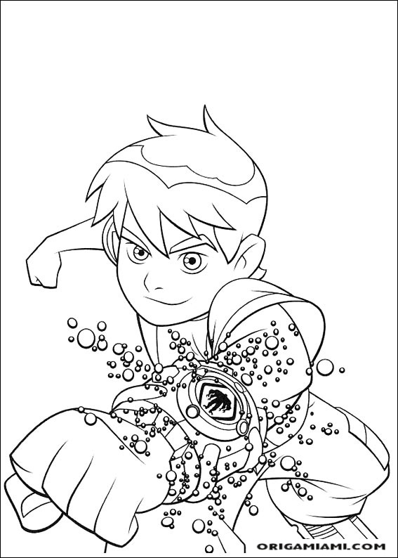 Ben10 coloring page (16)