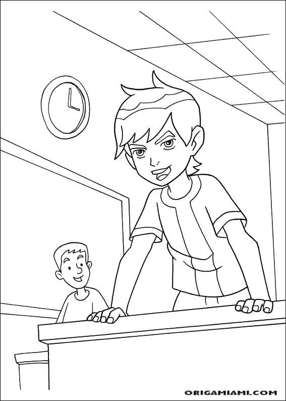 Ben10 coloring page (17)