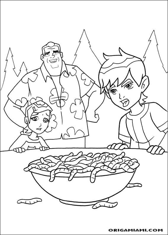 Ben10 coloring page (18)