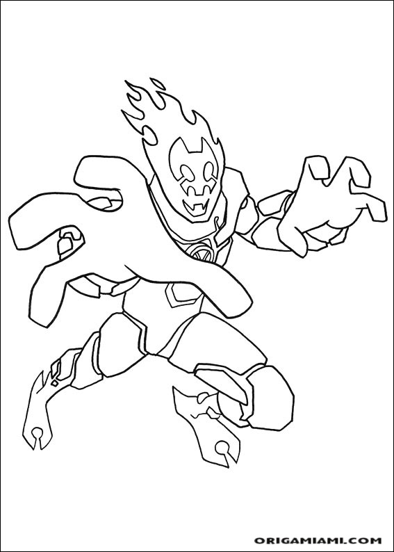 Ben10 coloring page (19)