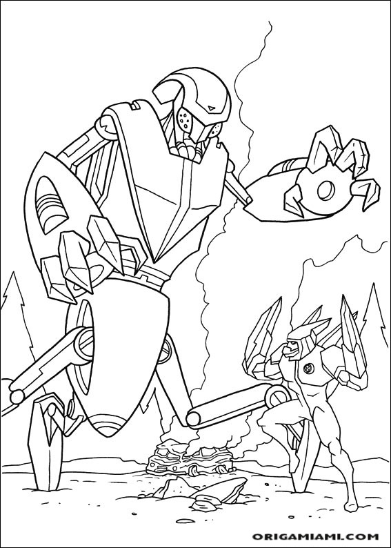 Ben10 coloring page (20)