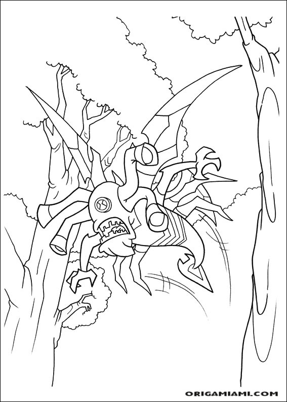 Ben10 coloring page (22)