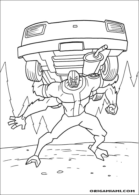 Ben10 coloring page (23)