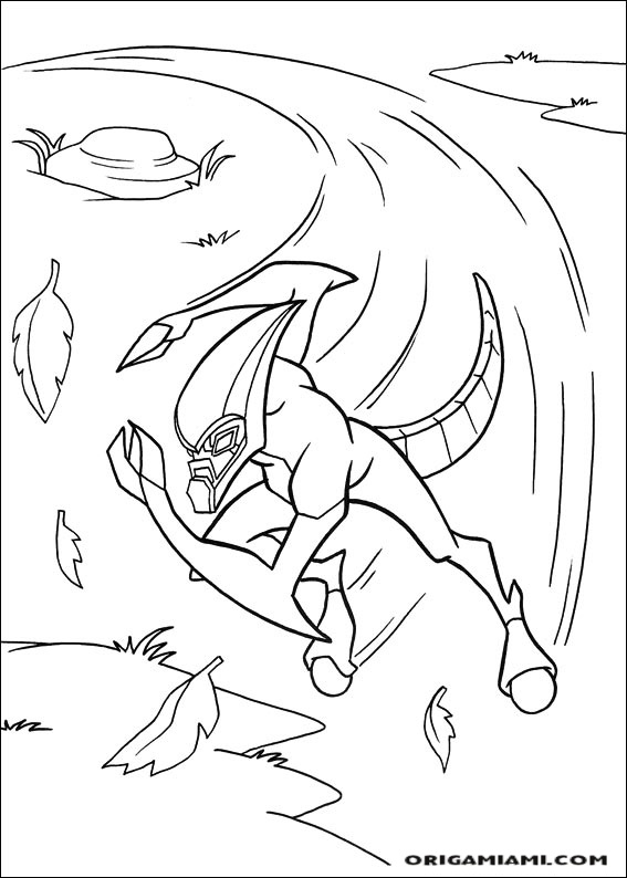 Ben10 coloring page (25)