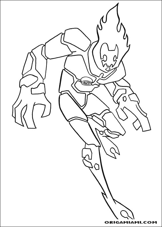 Ben10 coloring page (26)