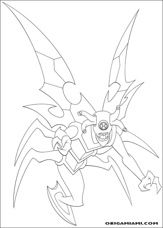 Ben10 coloring page (3)