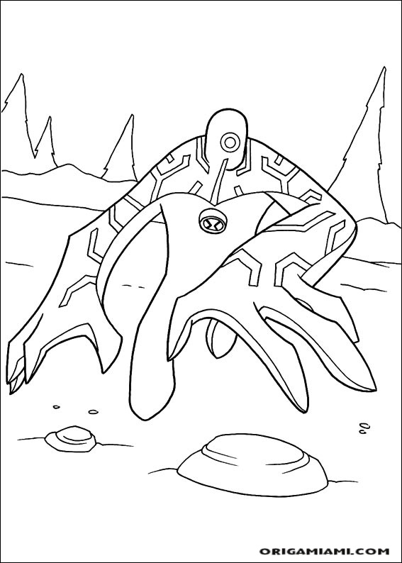 Ben10 coloring page (36)