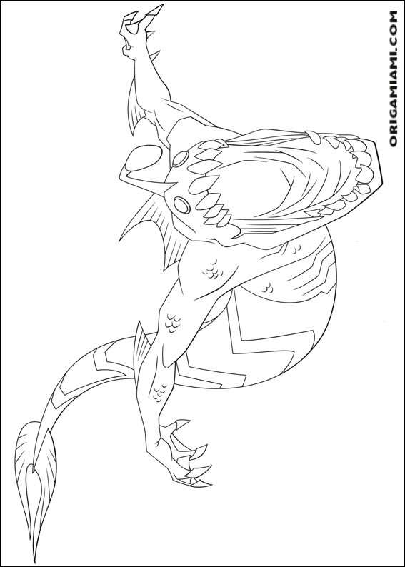 Ben10 coloring page (4)