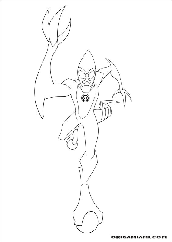 Ben10 coloring page (5)