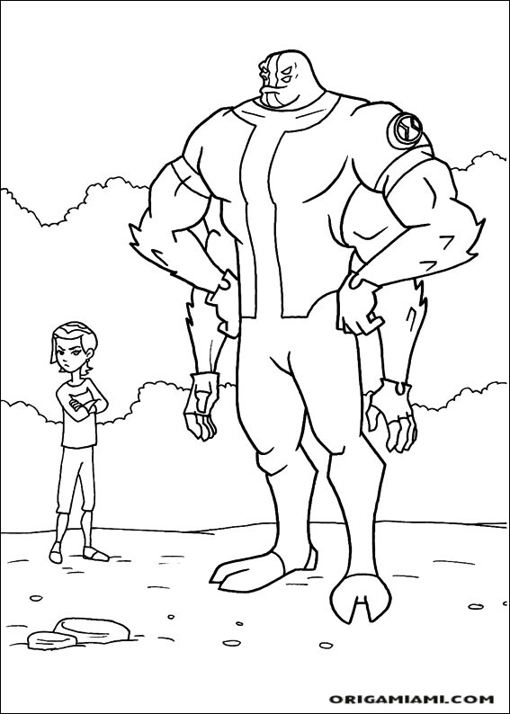 Ben10 coloring page (65)