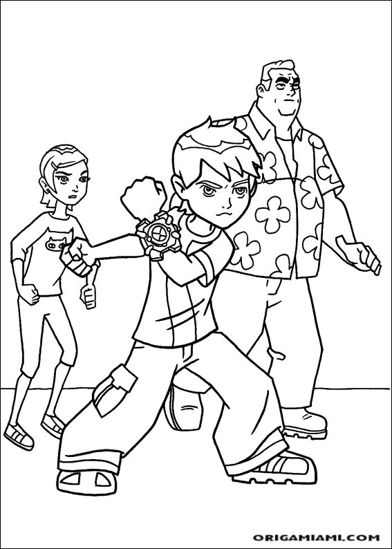 Ben10 coloring page (71)