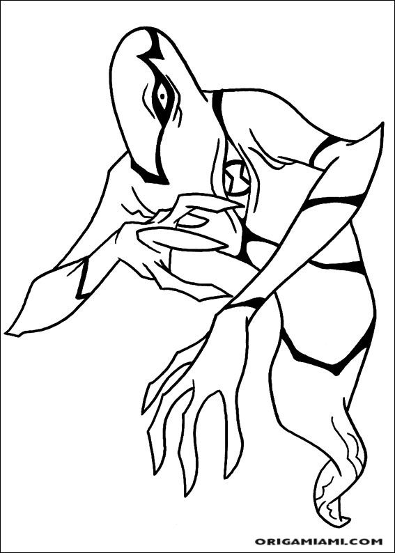 Ben10 coloring page (72)