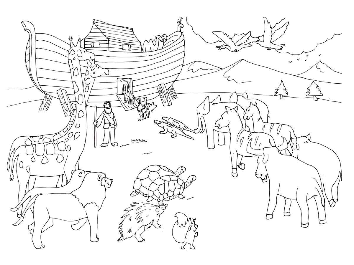 Biblic coloring page (10)