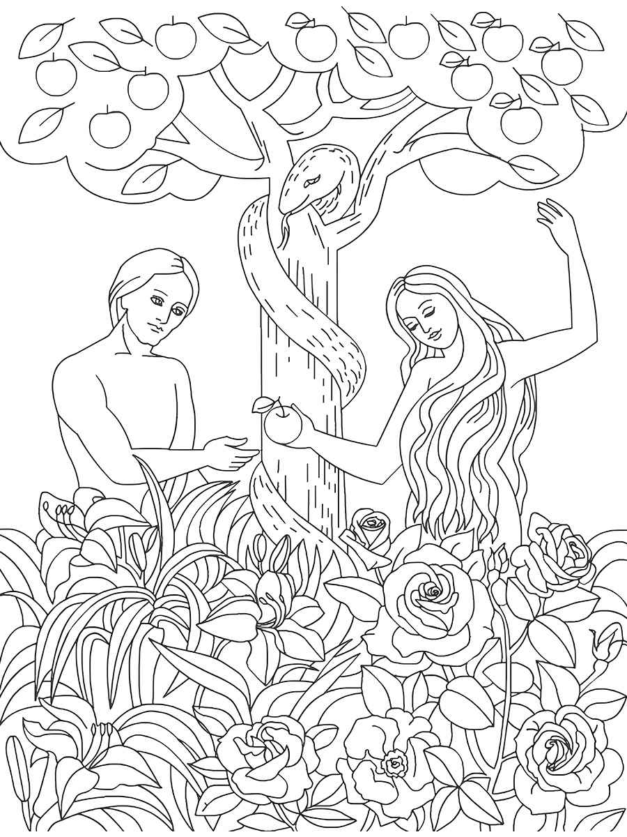 Biblic coloring page (4)