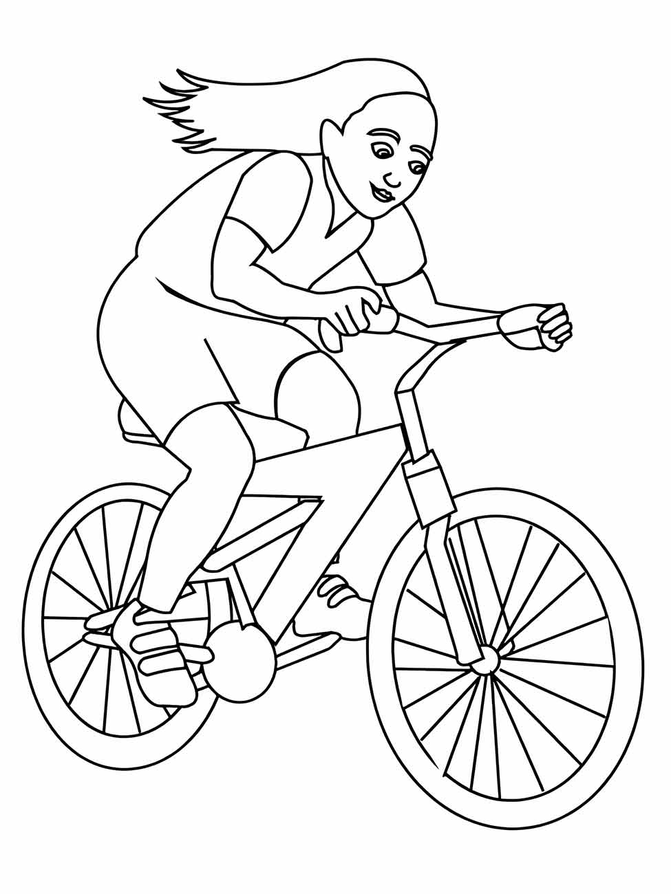 Bicycles coloring page (27)