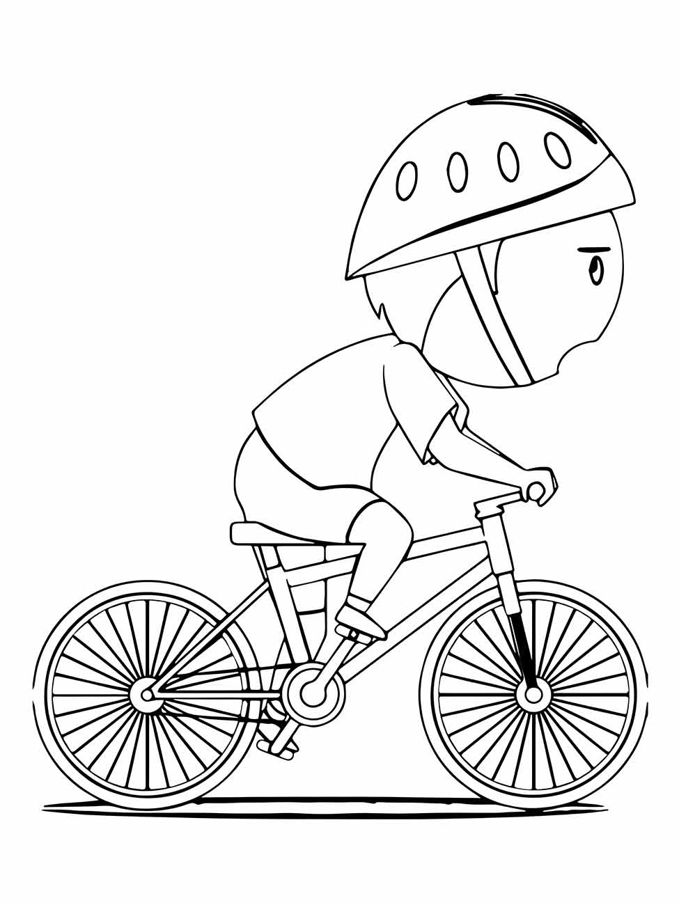 Bicycles coloring page (29)