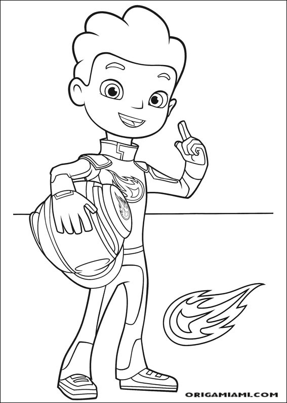 Blaze and the Monster machines coloring page (1)