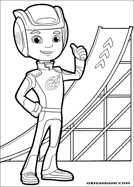 Blaze and the Monster machines coloring page (2)