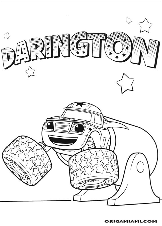 Blaze and the Monster machines coloring page (24)