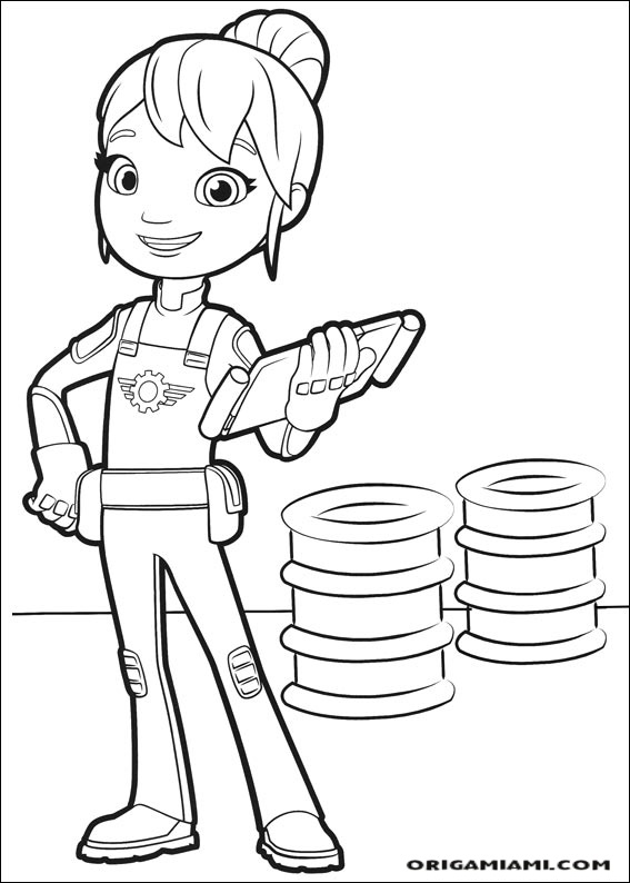 Blaze and the Monster machines coloring page (32)