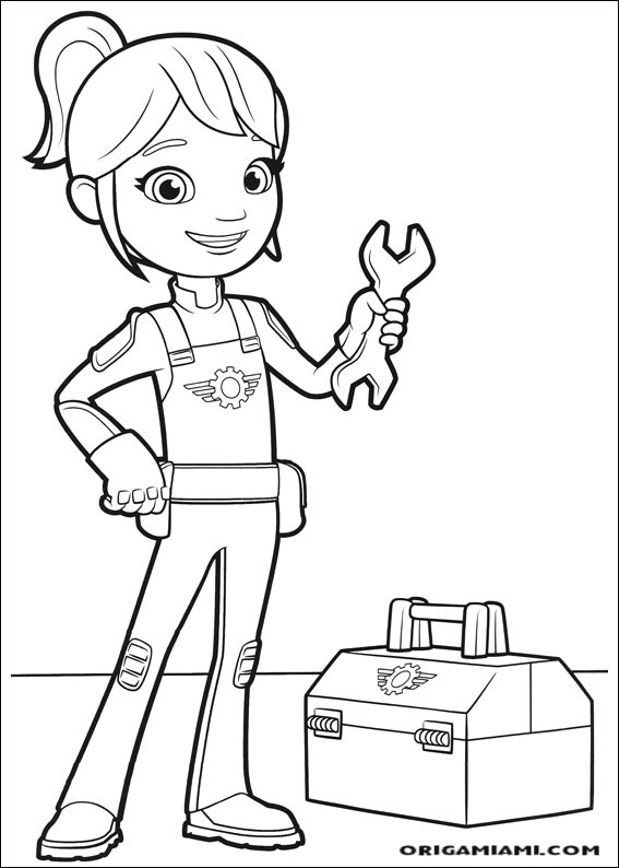 Blaze and the Monster machines coloring page (33)