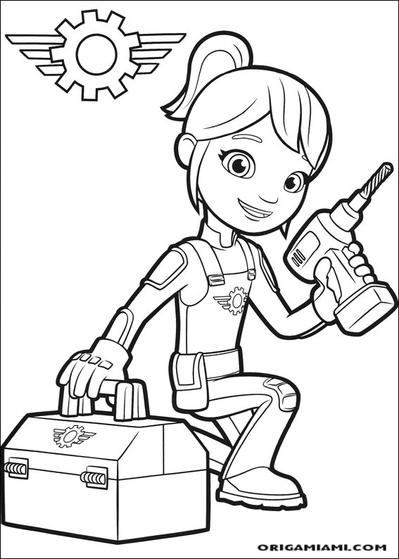 Blaze and the Monster machines coloring page (34)