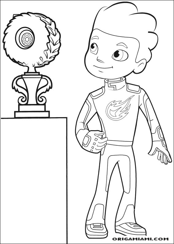 Blaze and the Monster machines coloring page (4)