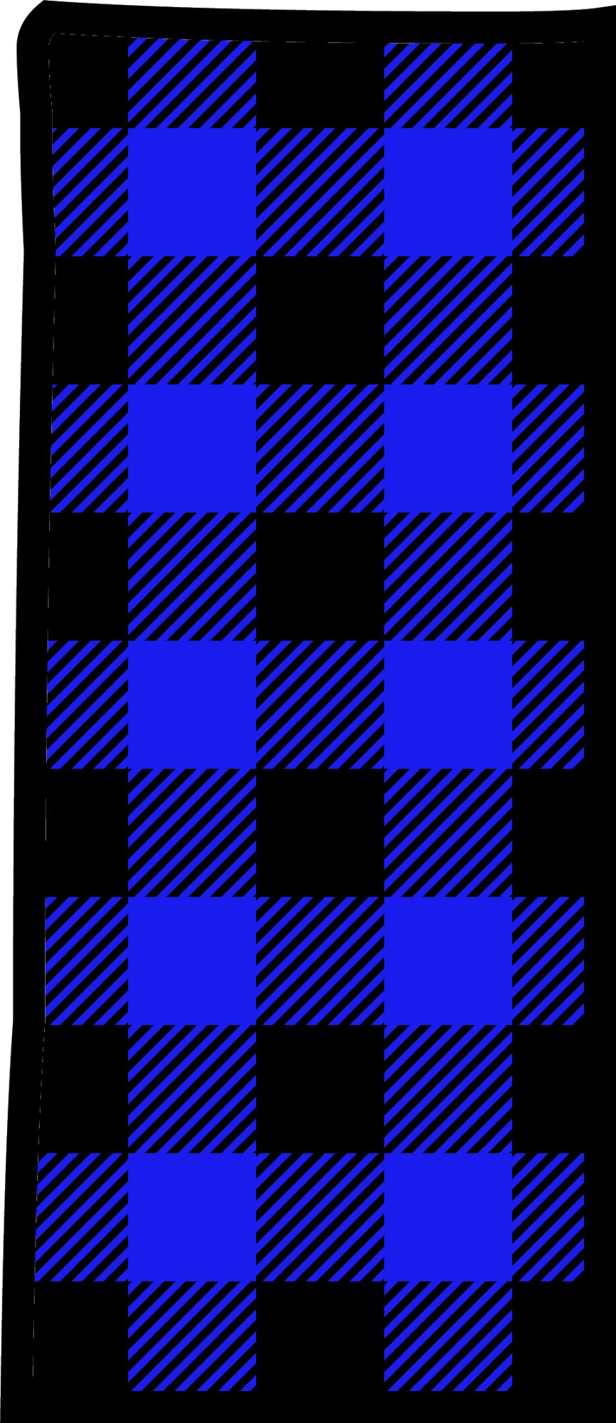 Blue Plaid Letters (9)