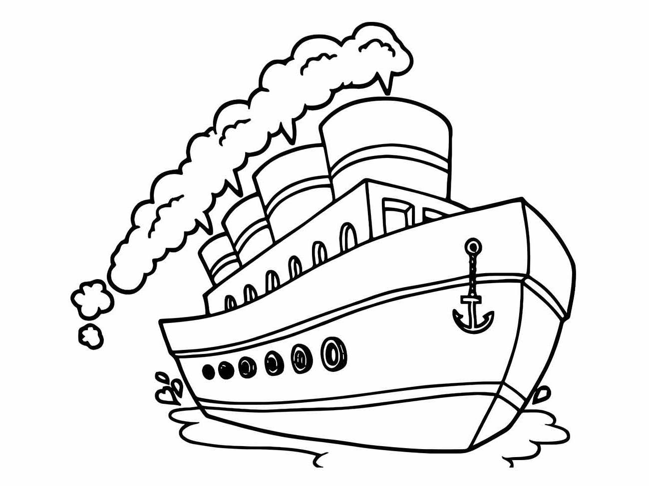 Boats coloring page (10)