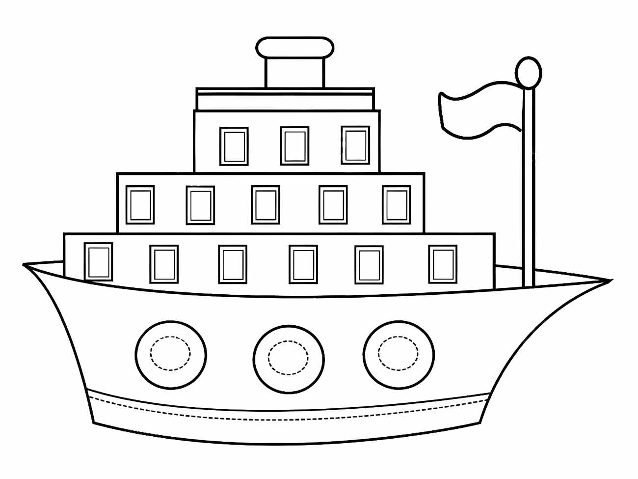 Boats coloring page (15)