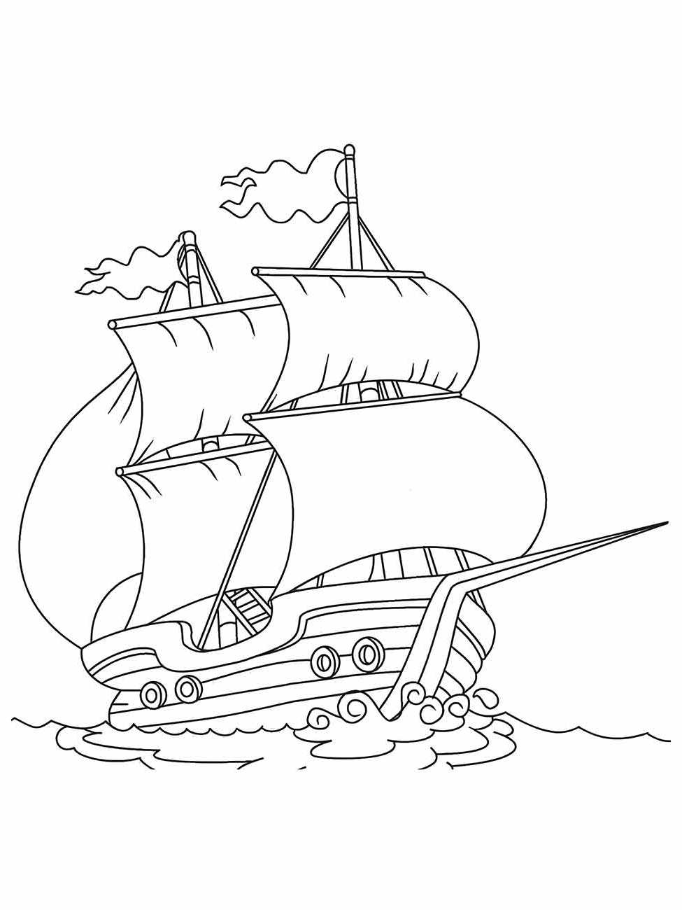 Boats coloring page (17)