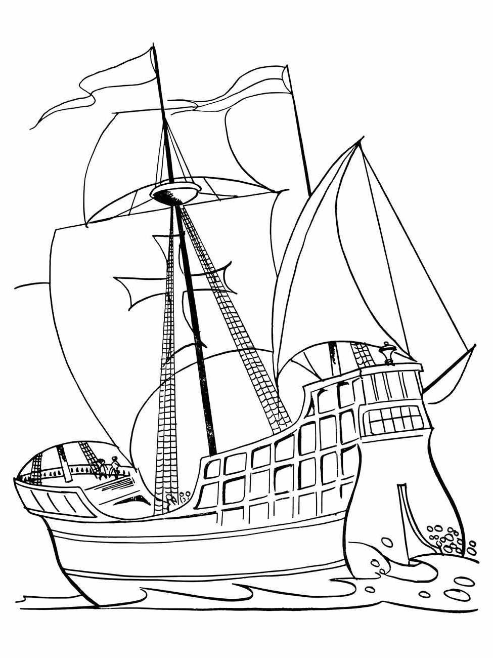 Boats coloring page (18)