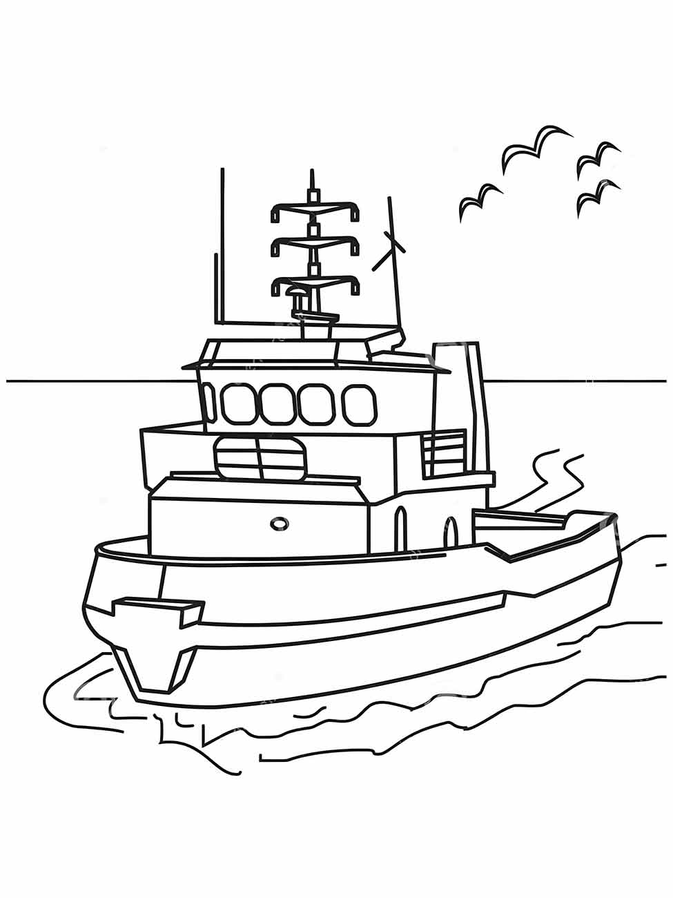 Boats coloring page (23)