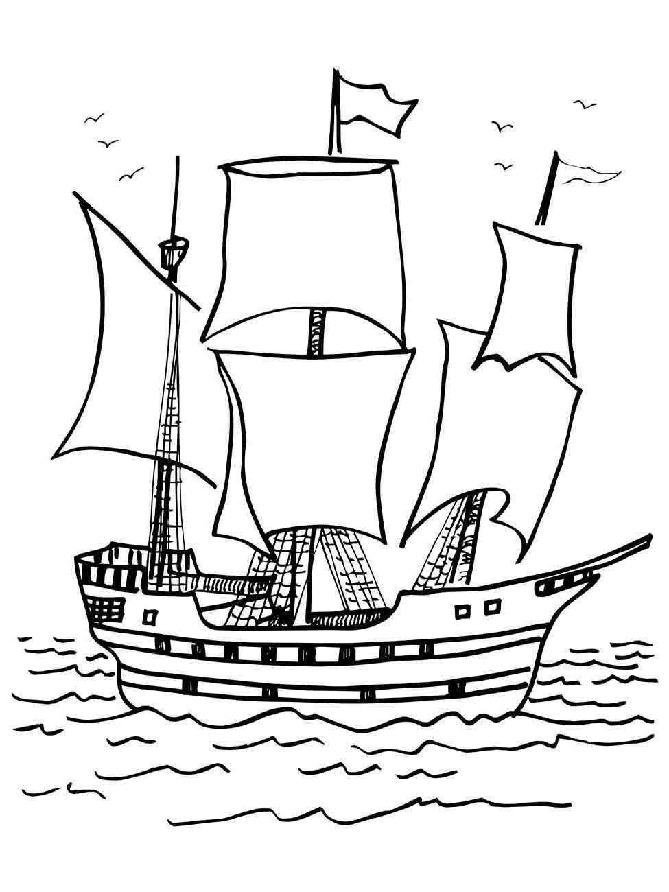 Boats coloring page (24)